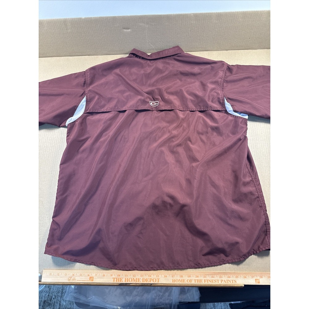 Drake, Mississippi State Bulldogs, Short Sleeve Vented Shirt Men's 3XL Maroon - Picture 8 of 8